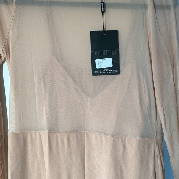 Transparent mesh dress from Missguided. BNWT has bra insert - Picture 2 of 4
